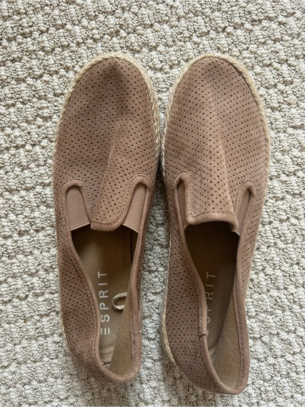Esprit Espadrilles Loafers Tan Brown Women’s Size 8